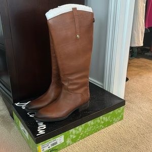 NWT Sam Edelman “Penny” leather riding boots- WIDE CALF
